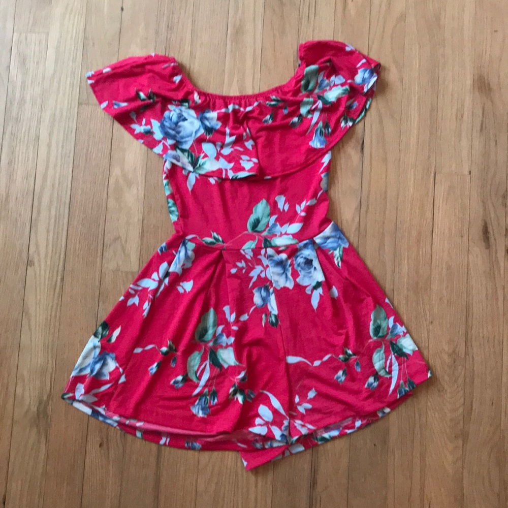 Off shoulder romper